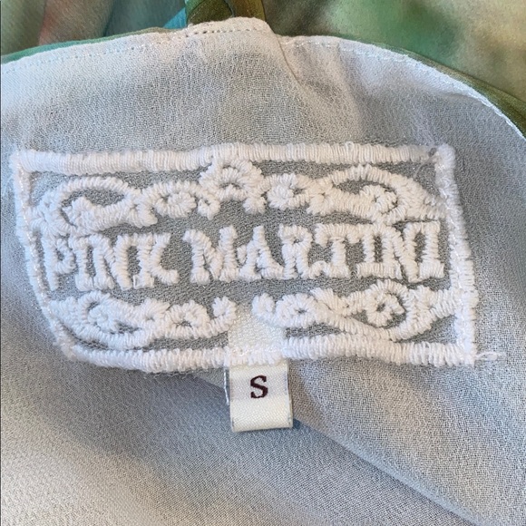 Pink Martini Green Halter Maxi Dress size Small - Picture 9 of 9